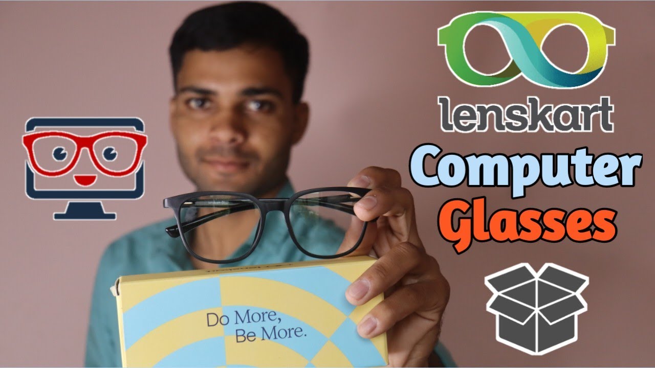 Lenskart Computer Glasses Unboxing & Review Lenskart Blu Cut Computer