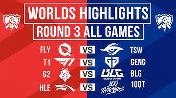 Worlds Highlights ALL GAMES Day 4 | Worlds 2025 Swiss Stage