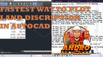 Easy way to plot your Land Title in the Pihilippines using AutoCAD | Daily Dose of Construction