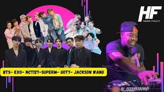 BTS- EXO- NCT127-SUPERM- GOT7- Jackson Wang- & MORE MIXED LIVE! DJ TEZZY