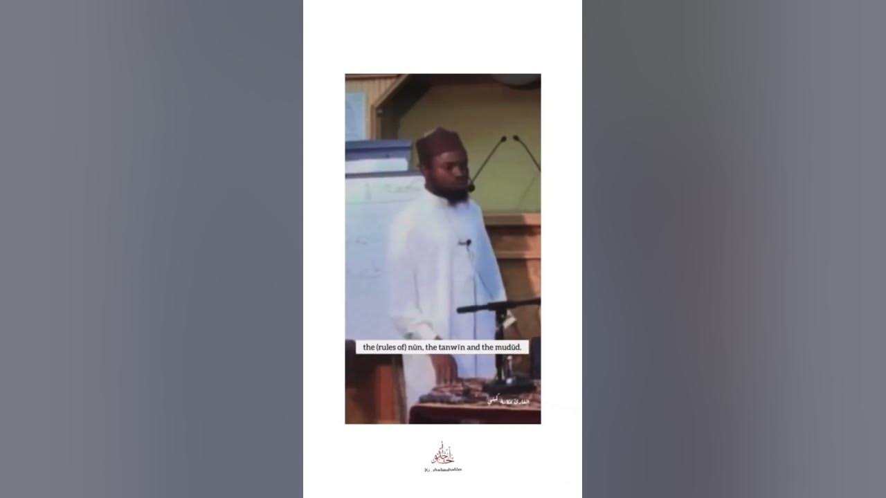 Shaykh Okasha Kameny with the recitation of the Tajwid poem "Tu „fatu Al-A Gfäl" #muslimah #islam