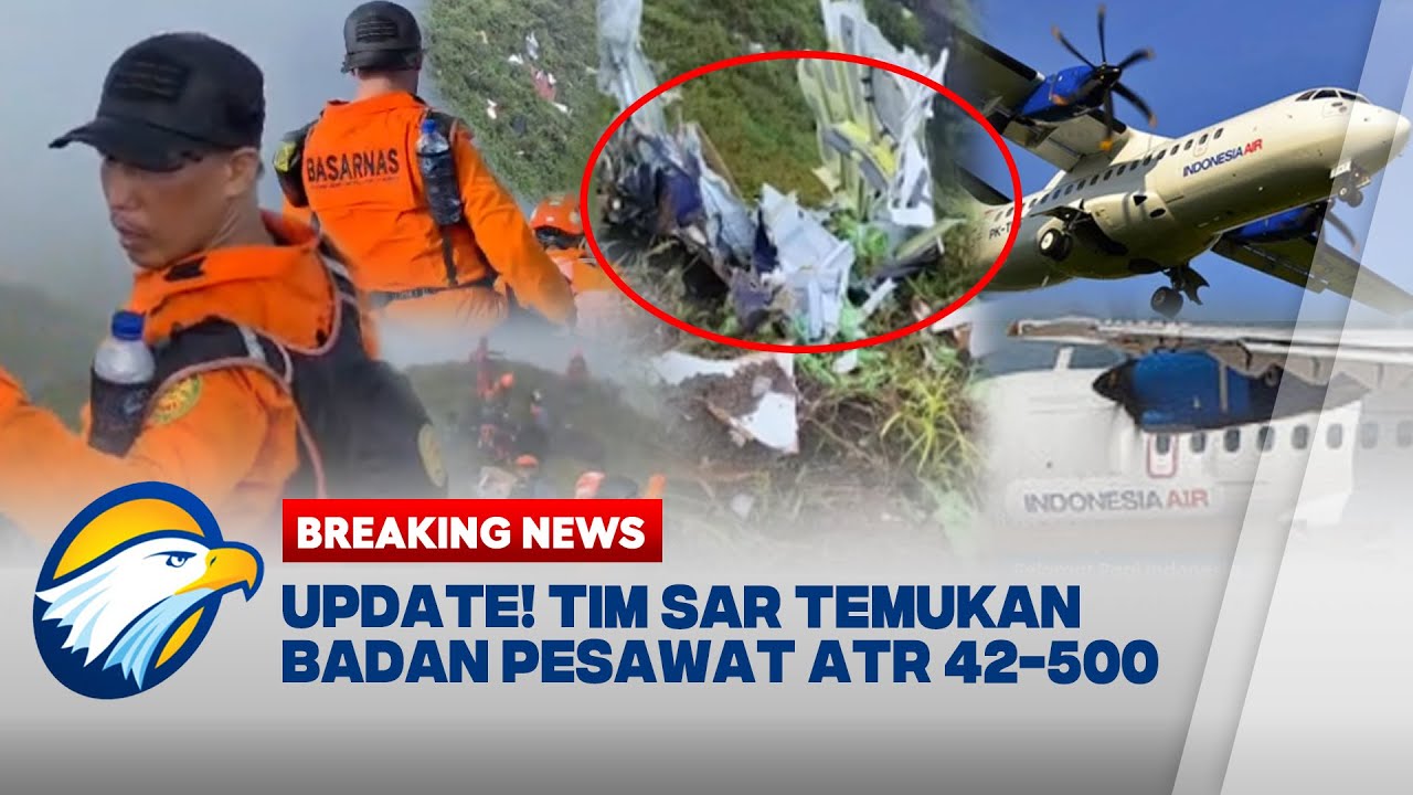 BREAKING NEWS - Jendela hingga Ekor Pesawat ATR 42-500 Berhasil Ditemukan