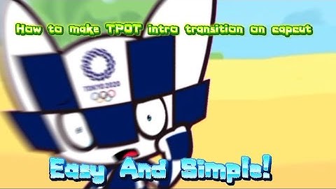 How to make TPOT intro transition on capcut (Easy and simple) 