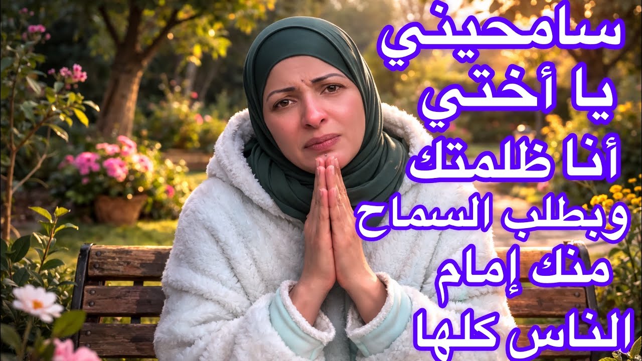 أنا ظلمتك😢سامحيني يا أختي🙏لازم أبرءها🇫🇷فهمتك غلط