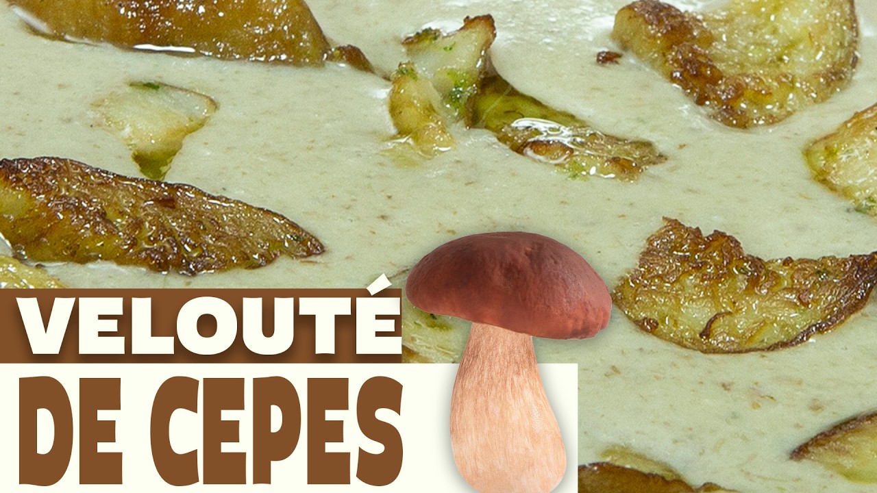 Сливочно-грибной суп из белых грибов