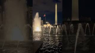 America 250 Ready & Monumental: WWII Memorial Fountain, Washington Monument & Lincoln Memorial Shine