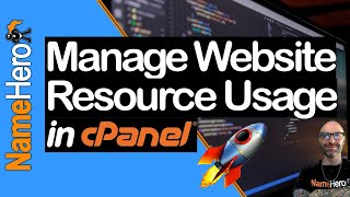 how to manage website resource usage in cpanel (ram, cpu, inodes, etc.)