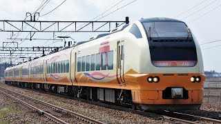 JRE653系U107編成 2003M 特急いなほ3号 酒田行き JR羽越本線 平木田～坂町 区間