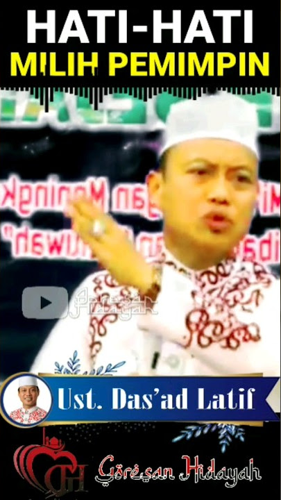 Hati2 pilih pemimpin #ceramah #shorts #ustdasadlatif #dasadlatiflucu #dasadlatif