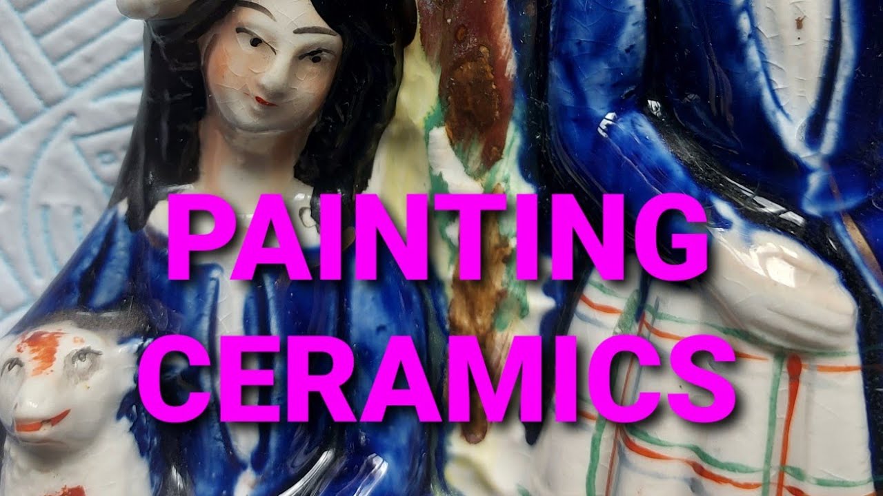 Painting Ceramics for Beginners with Acrylic ceramics restoration 