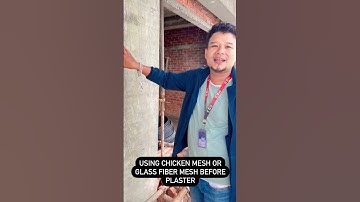 Using Chicken and Fibre mesh during construction #architect #civilengineering