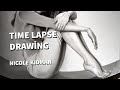 Drawing Nicole Kidman leg - Timelapse