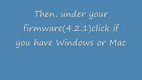 How to Jailbreak iPod Touch 2G 4.2.1