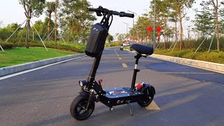 1200w 48v 10inch electric scooter with seat easy folding and comfortable driving