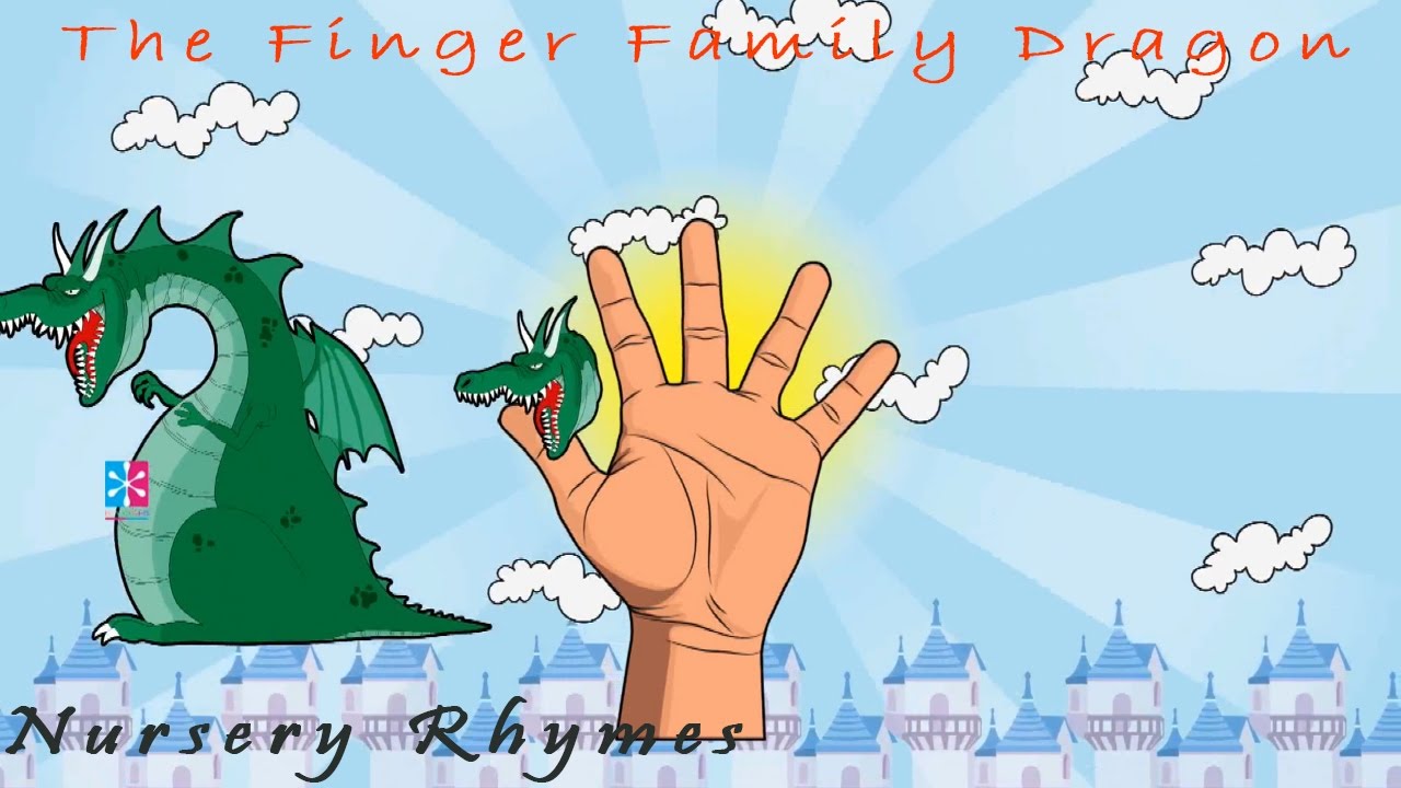 The Finger Family Dragon || Finger Family Nursery Rhymes & Songs For ...