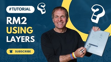 reMarkable 2 Tutorial - Using Layers