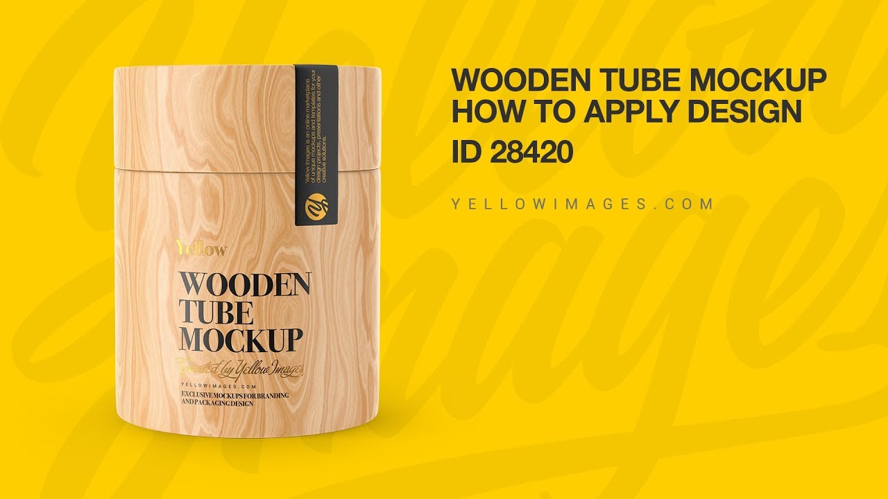 Free Psd Mockups Wooden Paper Tubes On Behance