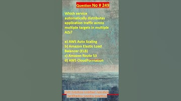 Question No. 249 | AWS Solutions Architect Associate Certification Practice Questions | #aws #shorts