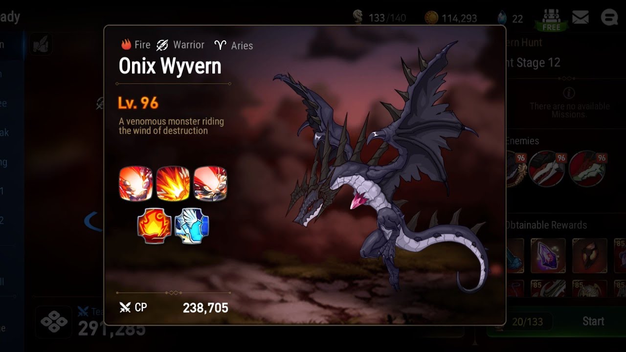 Wyvern 12 run || Epic Seven