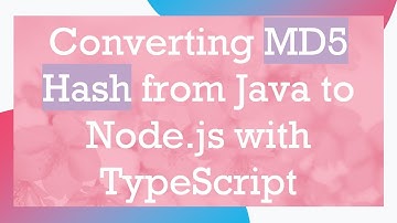 Converting MD5 Hash from Java to Node.js with TypeScript