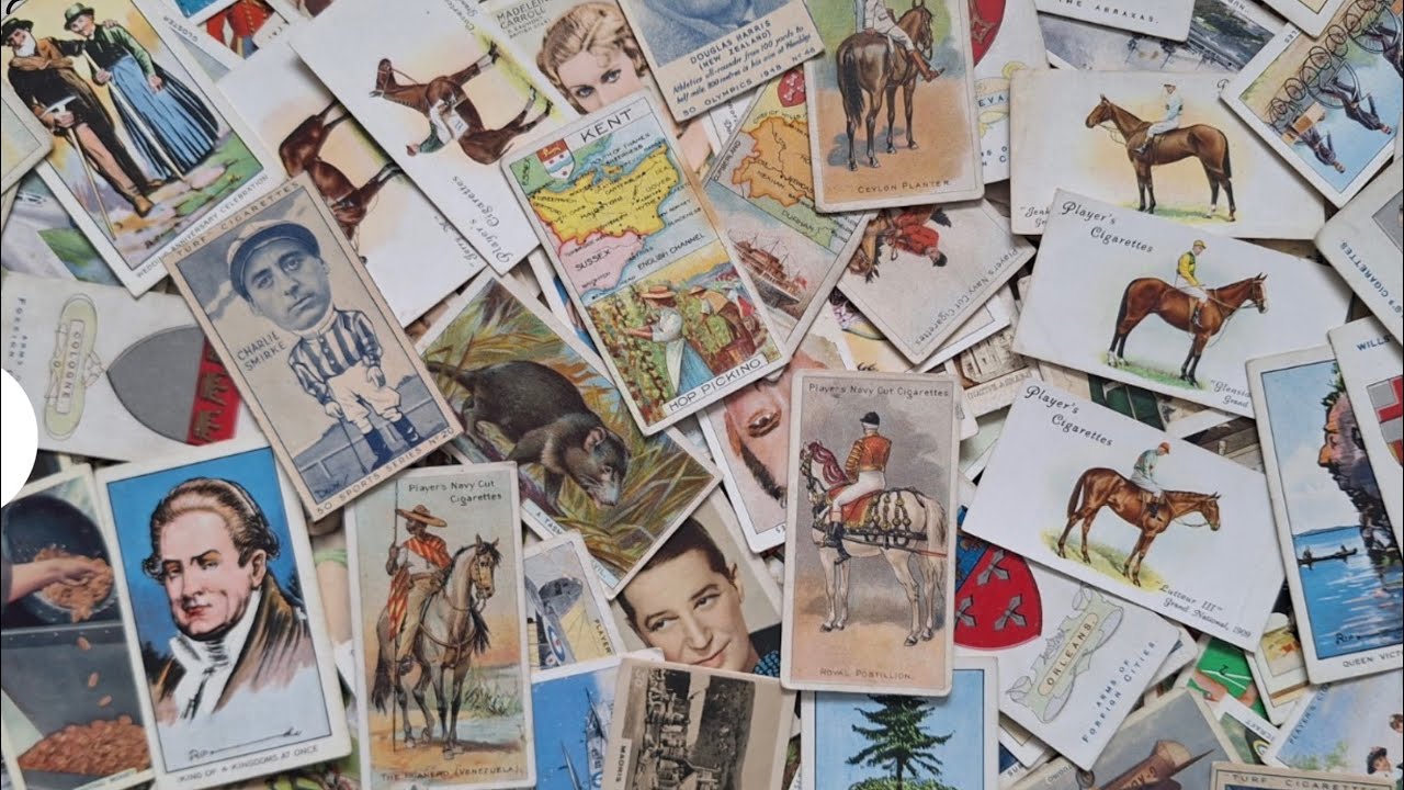 TREASURE HUNTING POSTCARD STAMP TRADING CIGARETTE CARD FAIR NEWCASTLE INVESTING COLLECTING GEMS 