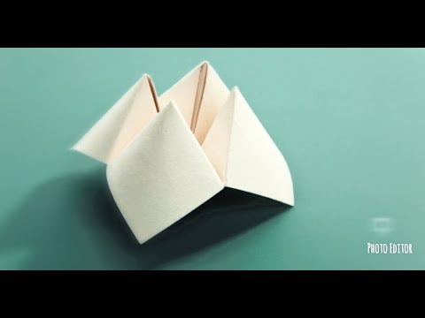 Kağıttan Tuzluk Nasıl Yapılır