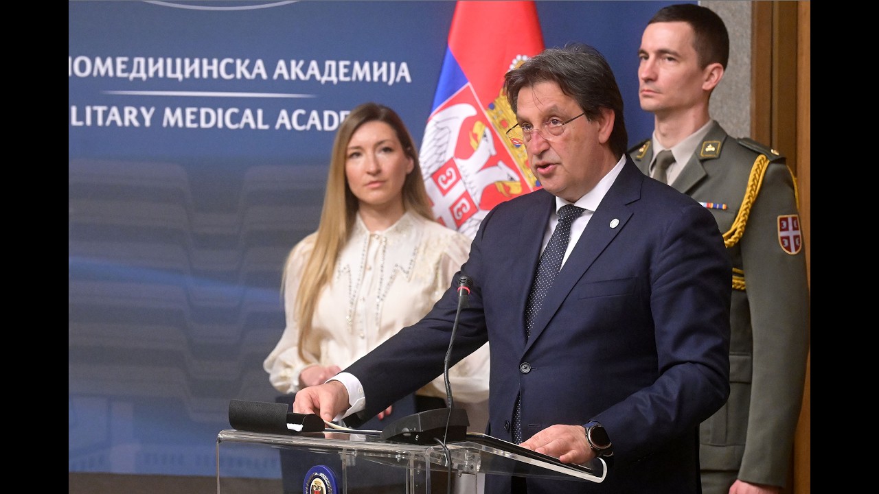 Obraćanje ministra Gašića na svečanosti povodom obeležavanja dana Vojnomedicinske akademije