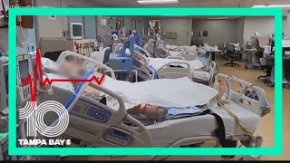 The number of people hospitalized for coronavirus in florida continues
to rise, but those numbers aren't just data. they're inside hospital
fighti...