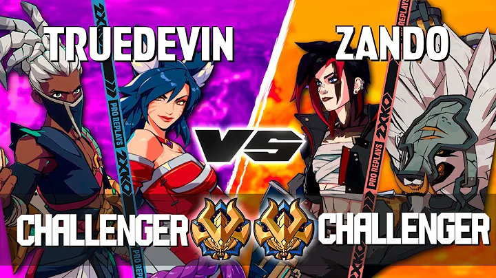 2XKO ▰ TRUEDEVIN (Ahri-Ekko) vs ZANDO (Vi-Warwick) ▰ 2XKO Pro level replays