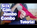 Learn This Routine.. Silk & Coin Vanish To Jumbo Coin. Magic Trick Illusion