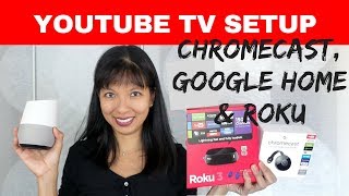 In this video, i setup the tv streaming experience on roku,
chromecast, and google home. please see hulu version here -
https://youtu.be/dldybpgw...
