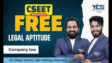 FREE CSEET Legal Aptitude Online Classes (Lec 1) | Constitution | Batch May 24