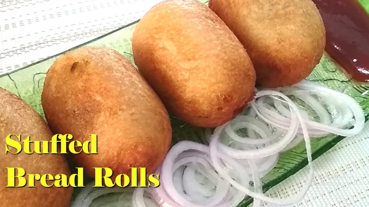 Potato Bread Rolls with center filling A popular snack with a twist