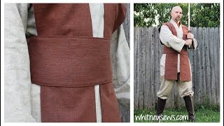 Custom Jedi Tabards and Obi How to | Whitney Sews