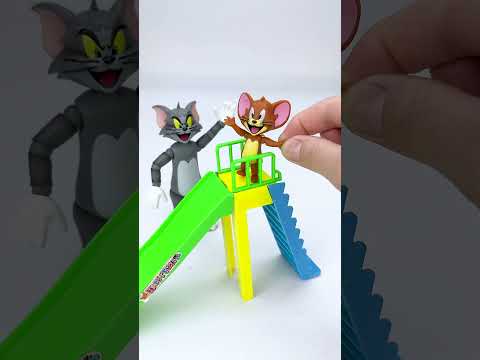 Satisfying Unboxing With 2 Tom And Jerry Play Slide Cute Fun Toys Video ASMR Cartoon Tomandjerry