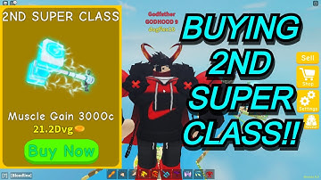 Getting 2nd SUPER CLASS After 6 DAYS!! - Roblox Lifting Simulator