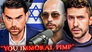 Ben Shapiro vs Andrew Tate HEATED Exchange Over ISRAEL CONFLICT