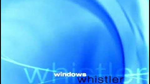 Windows Whistler Animation (2001) - intro.avi