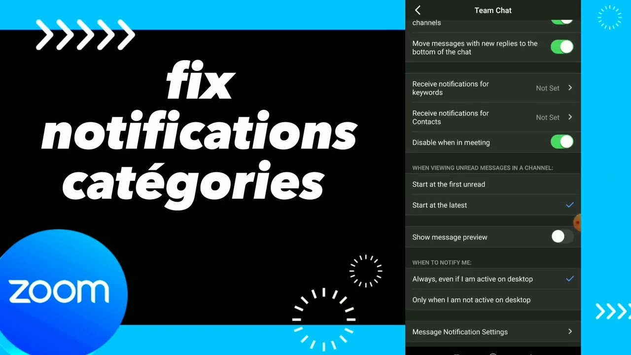 How To Fix Notifications Categories on Zoom App
