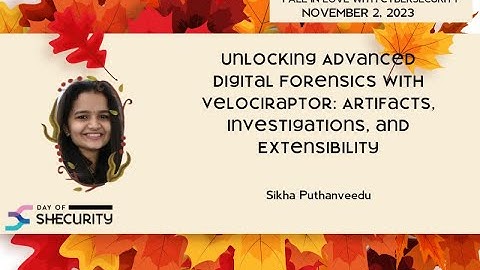 Unlocking Advanced Digital Forensics with Velociraptor: Artifacts, Investigations, and Extensibility