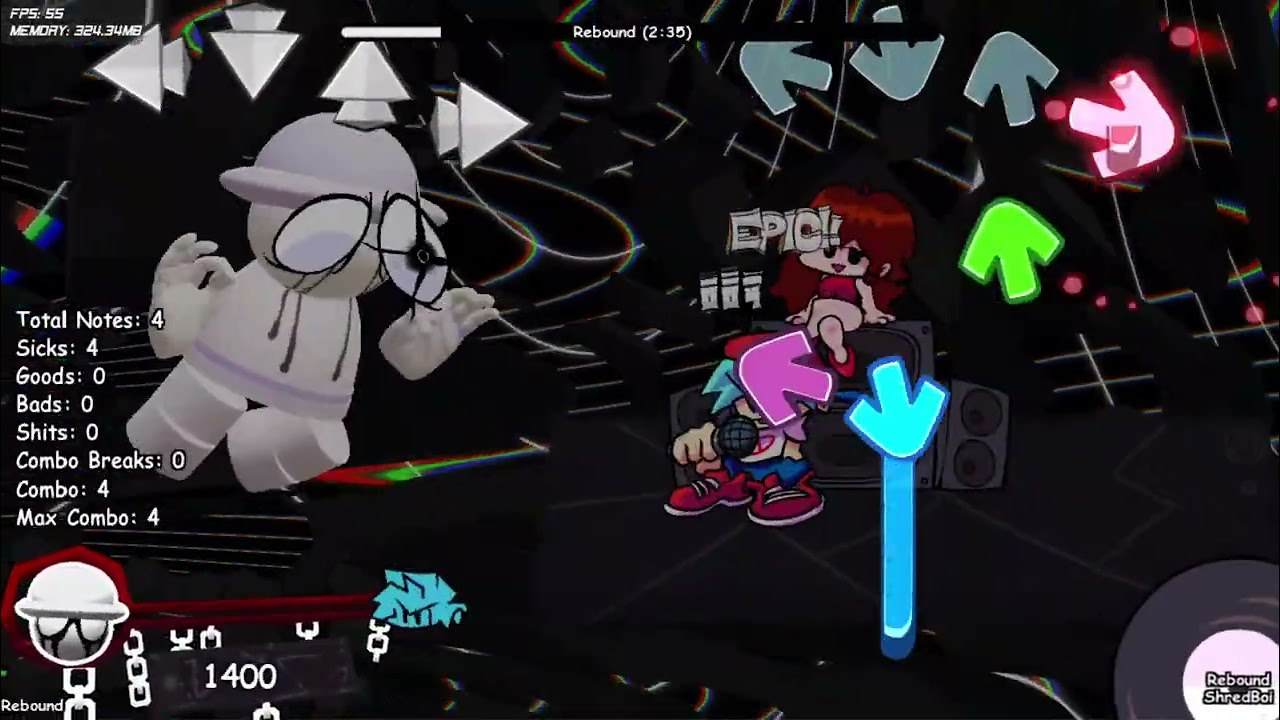 Bambi's Purgatory Repurgated fixed build - Rebound - TEASER - gameplay