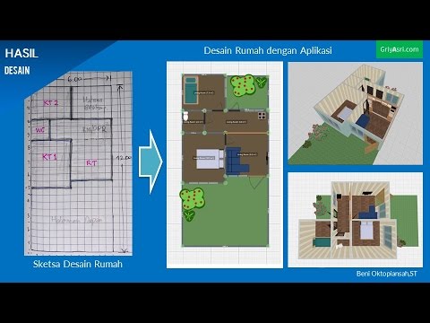 Tutorial Cara Membuat Desain Rumah  dengan Aplikasi  Planner 