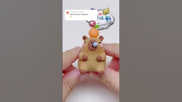 Normal Capybara #clay #clayart #capybara #shorts