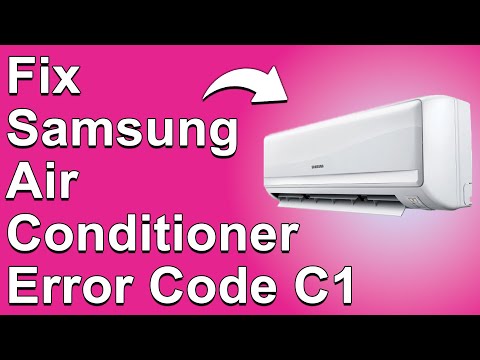How To Fix The Samsung Air Conditioner C1 Error Code - Meaning, Causes, & Solutions (Ideal Fix!)