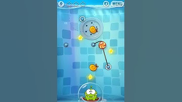 Cut The Rope Experiments 5-14 Bath Time Walkthrough /  Solution Level Guide. 3 Stars.