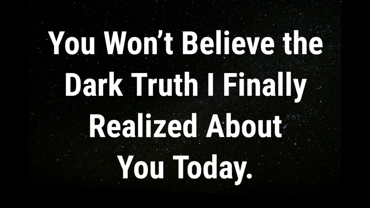 💌 You won’t believe the dark truth I finally realized... current