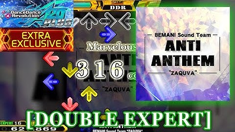【DDR A20 PLUS】 ANTI ANTHEM [DOUBLE EXPERT] 譜面確認＋クラップ
