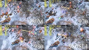 Ashes of the Singularity BETA DirectX 11 980 sli vs 980 vs 970 vs 980m