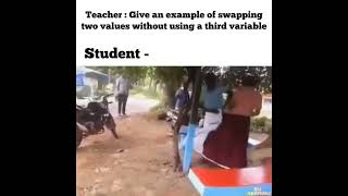 swapping two numbers without using third variable....