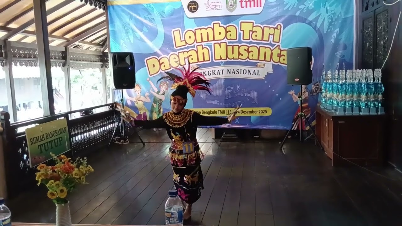 Tari kreasi Flying High Juara 1 lomba tari daerah Nusantara kategori grade 3 oleh Sachiana.